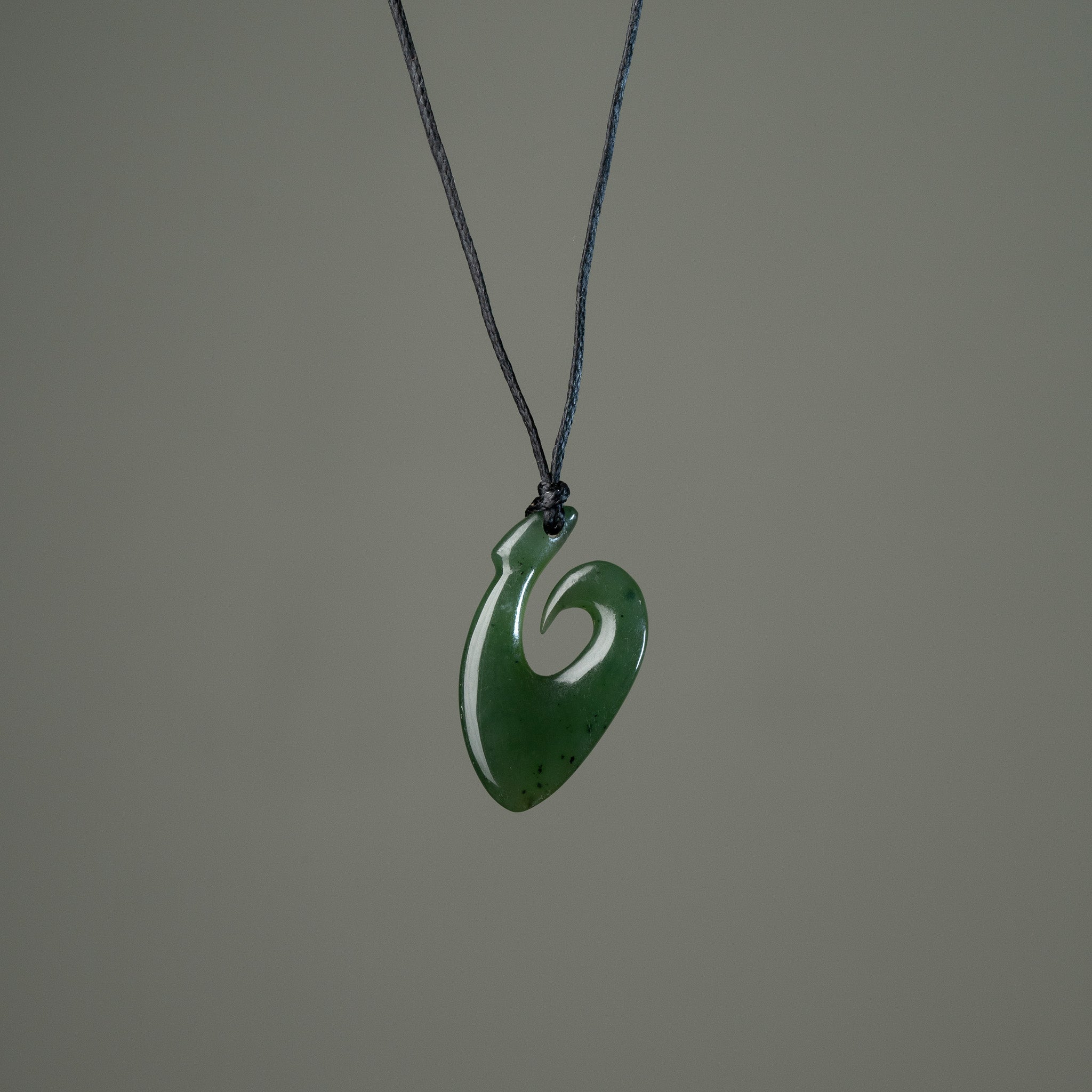 New Zealand Jade Hei Matau Pendant