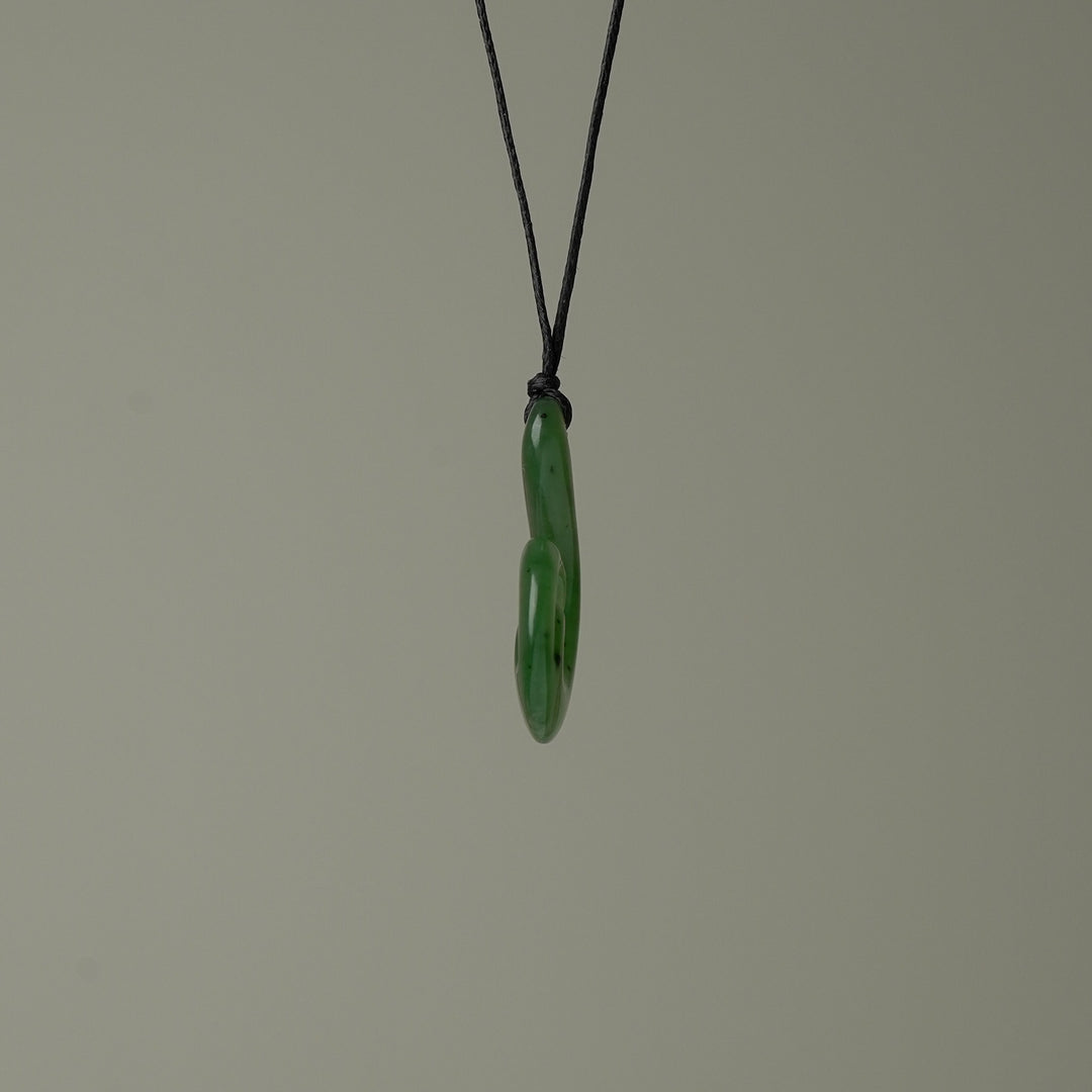 Small Hei Matau Wave Pendant