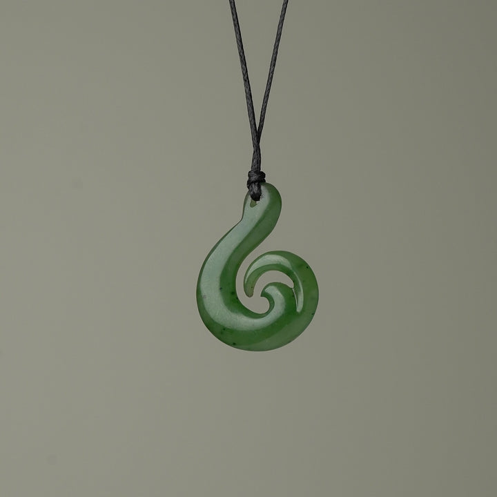 Small Hei Matau Wave Pendant