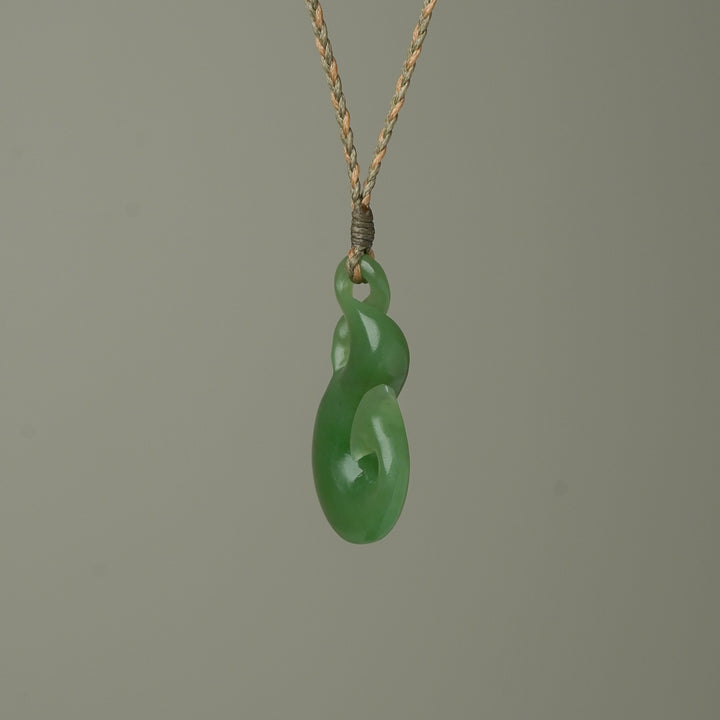 Medium Hei Matau with Pikorua Pendant