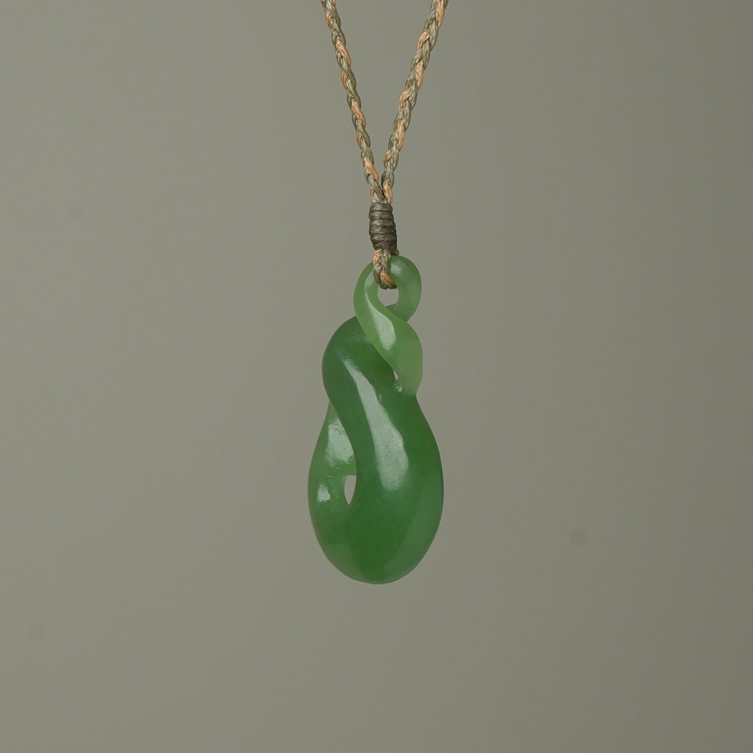 Medium Hei Matau with Pikorua Pendant