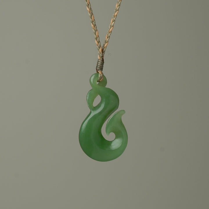 Medium Hei Matau with Pikorua Pendant