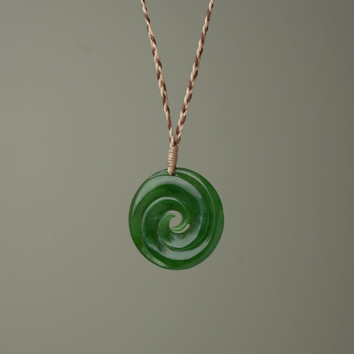 Double Koru Medium Large Pendant