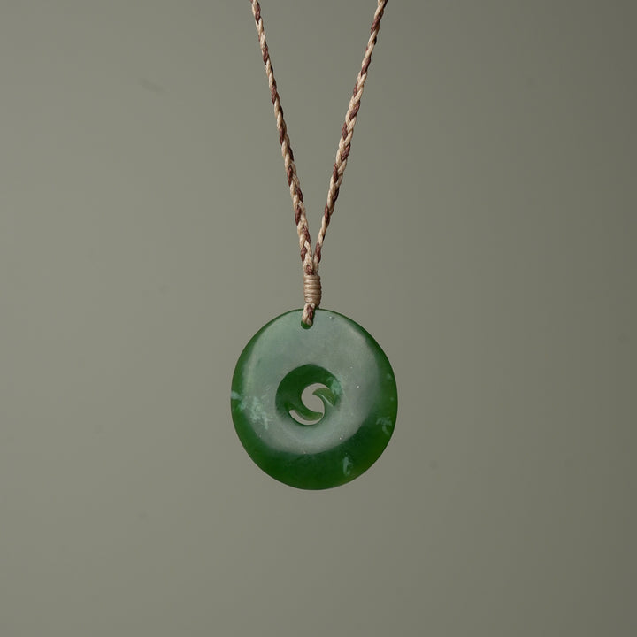 Double Koru Medium Large Pendant