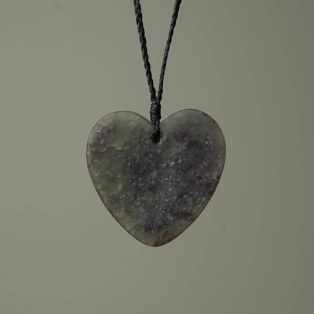 Pounamu Heart Large Matte