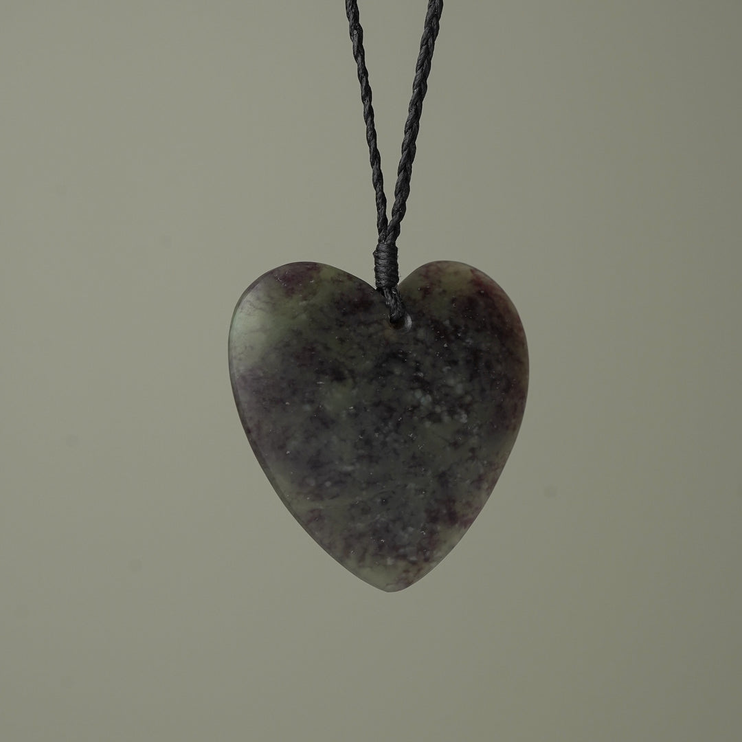 Pounamu Heart Large Matte