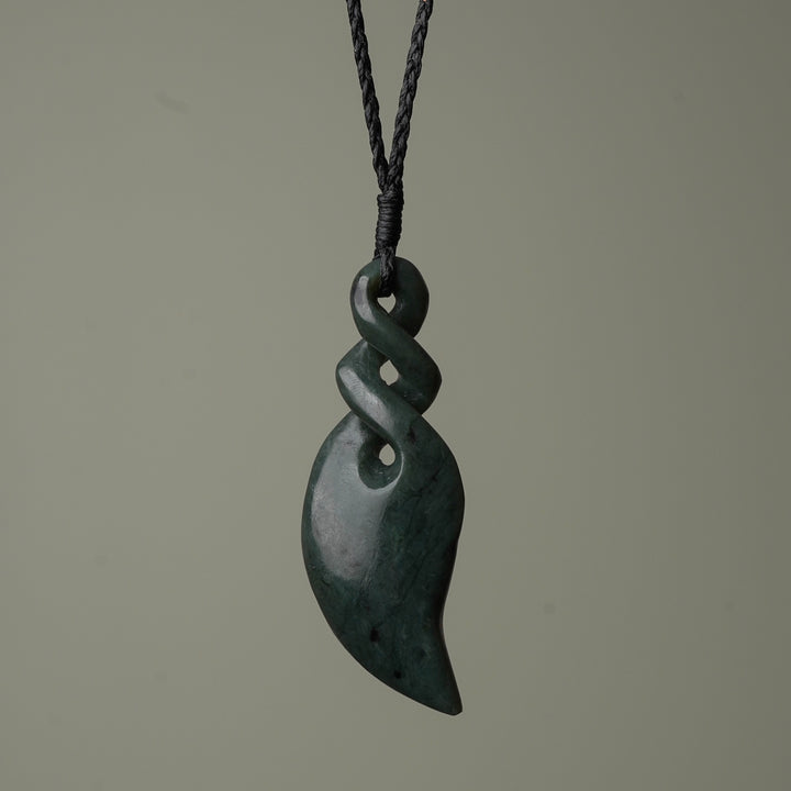 Double Pounamu Pikorua Large