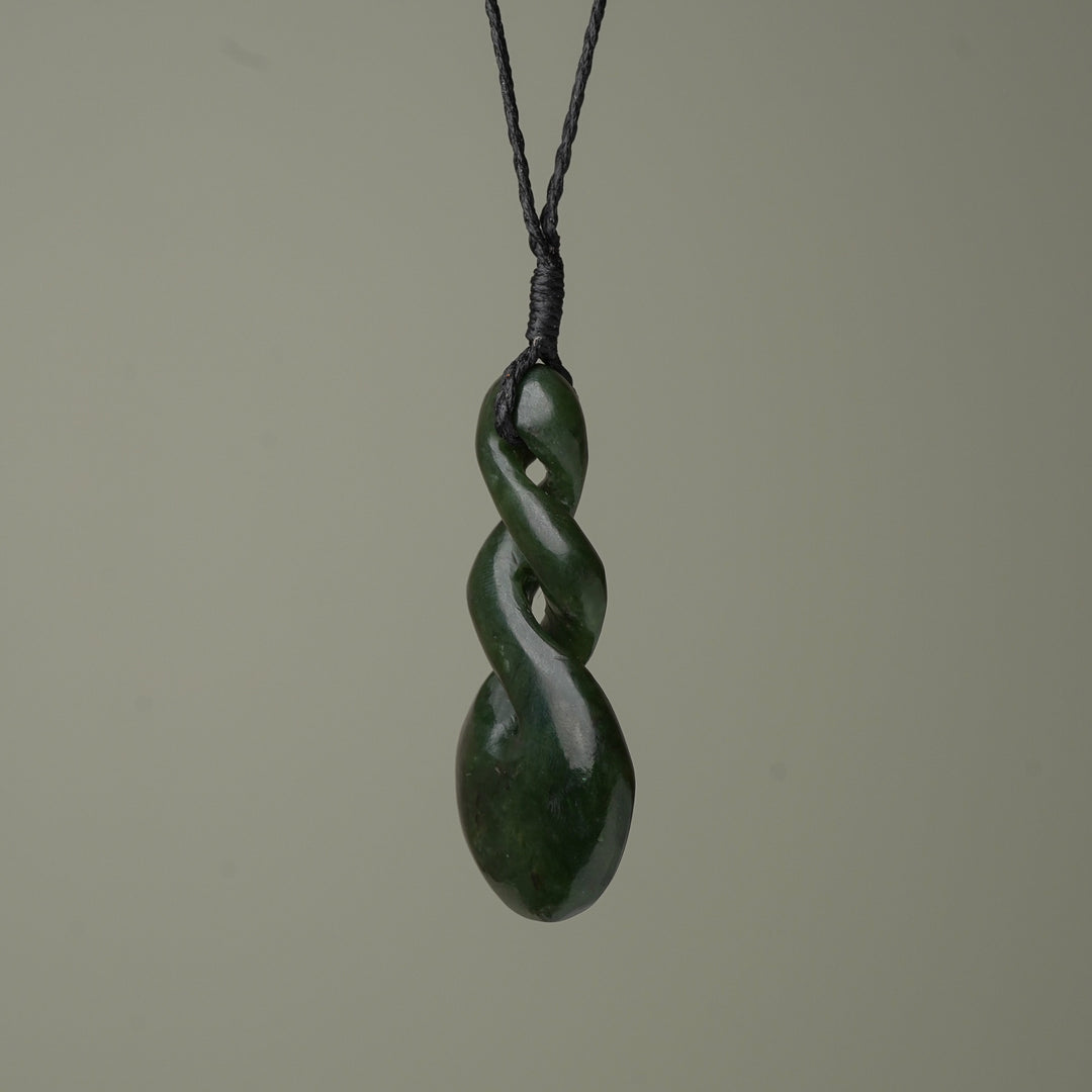 Double Pounamu Pikorua Large