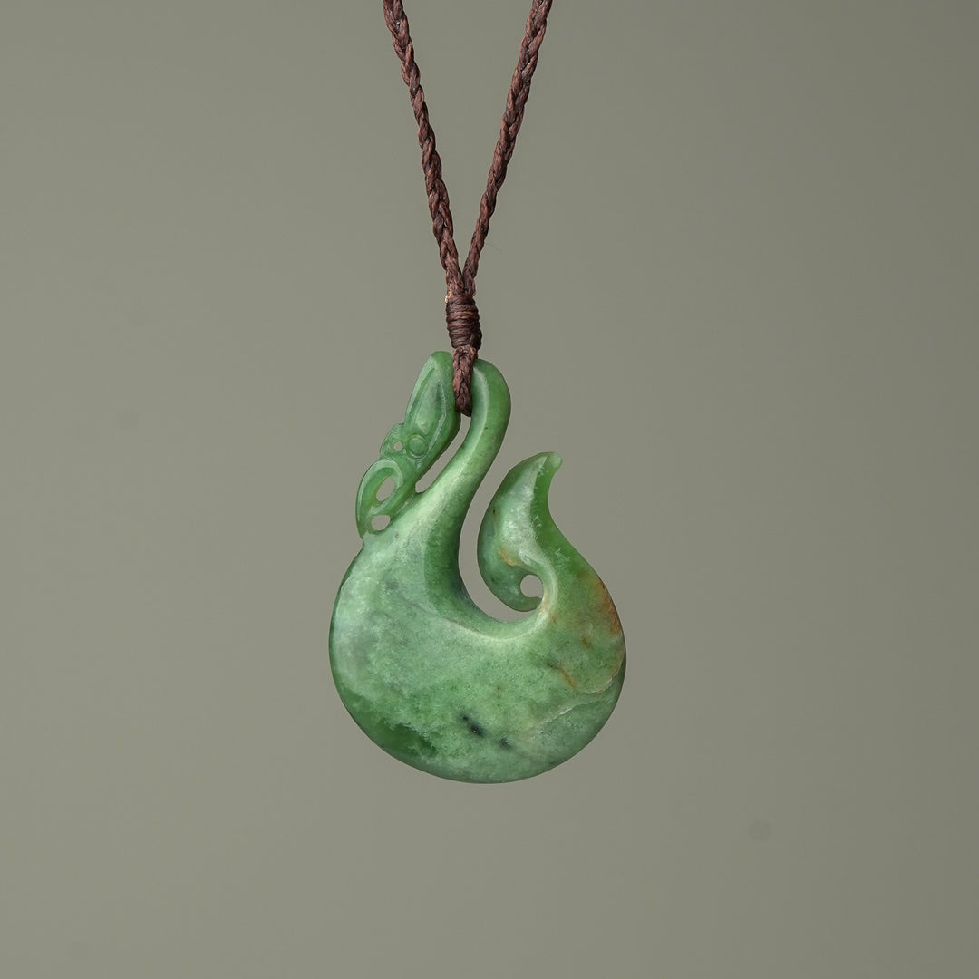 Large Manaia Flower Pounamu