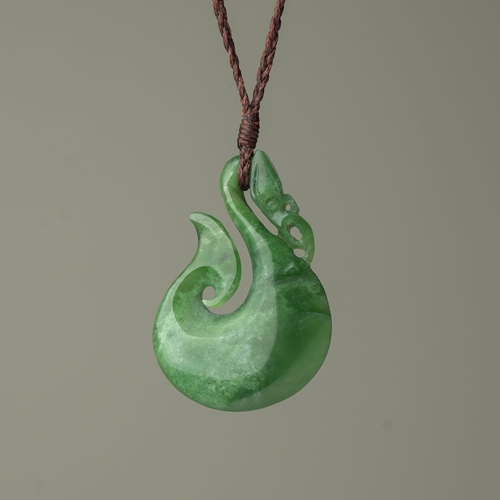 Large Manaia Flower Pounamu