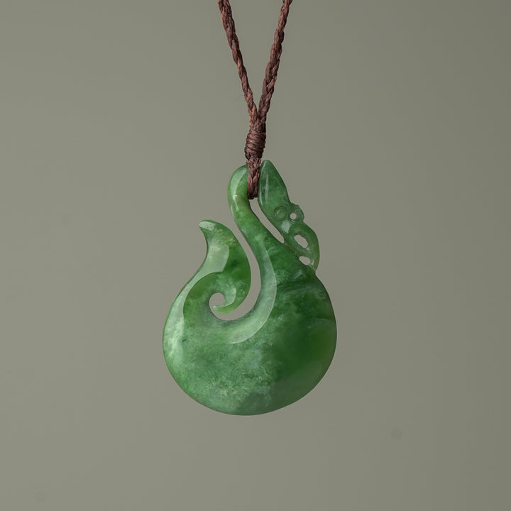 Large Manaia Flower Pounamu