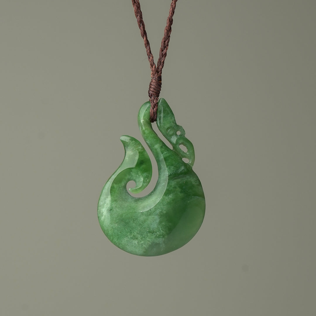 Large Manaia Flower Pounamu