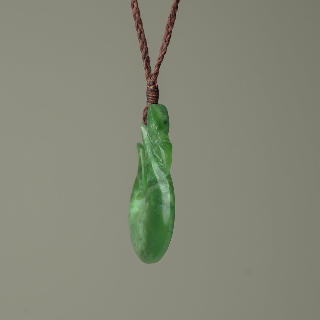 Large Manaia Flower Pounamu