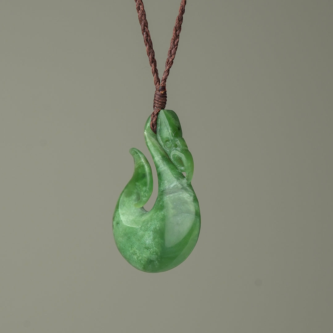 Large Manaia Flower Pounamu