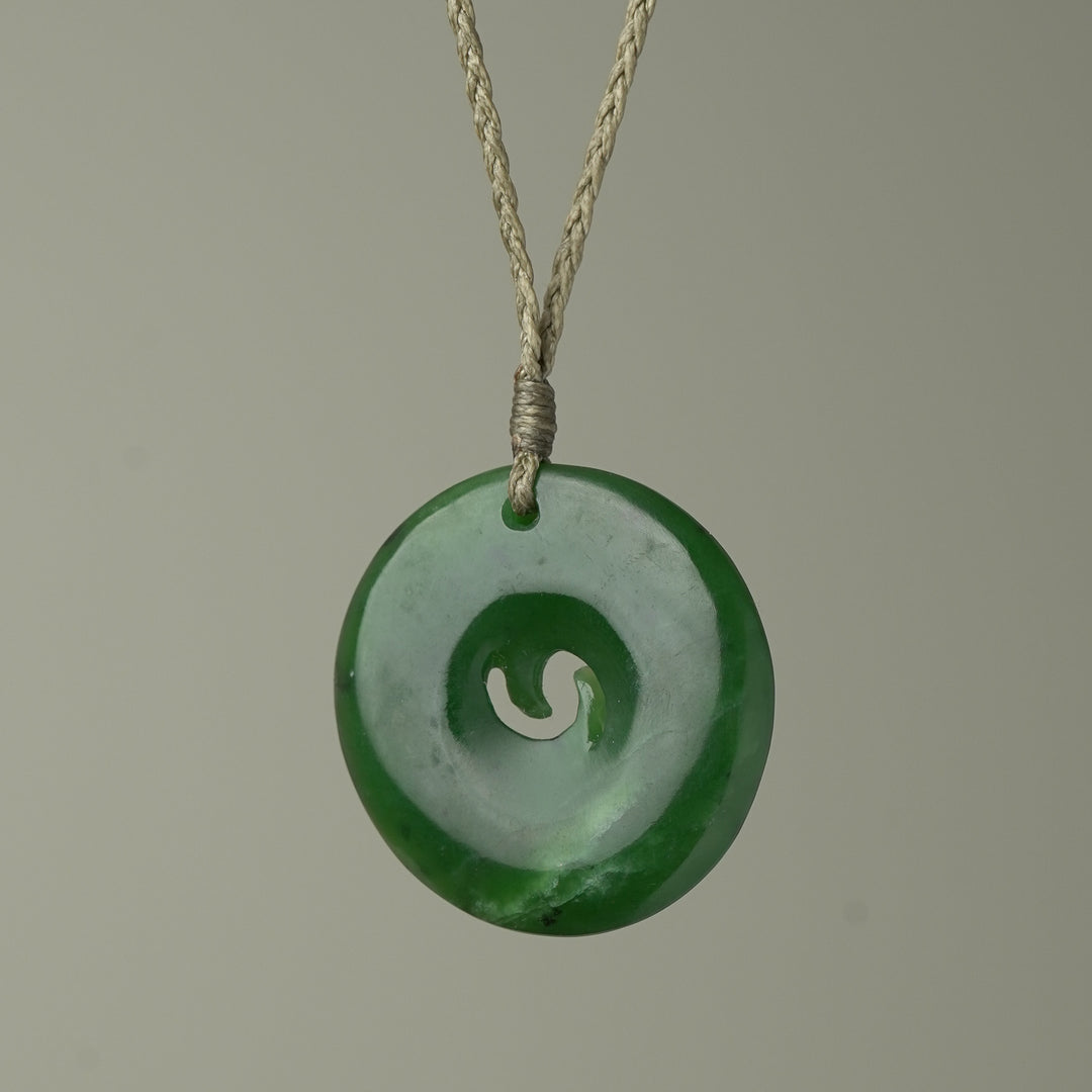 Large Double Koru Pounamu Pendant