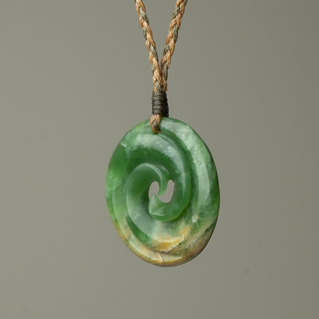 Medium Koru Flower Pounamu