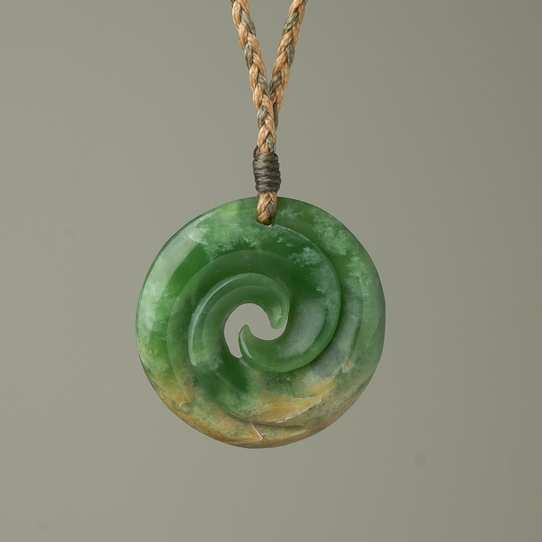 Medium Koru Flower Pounamu