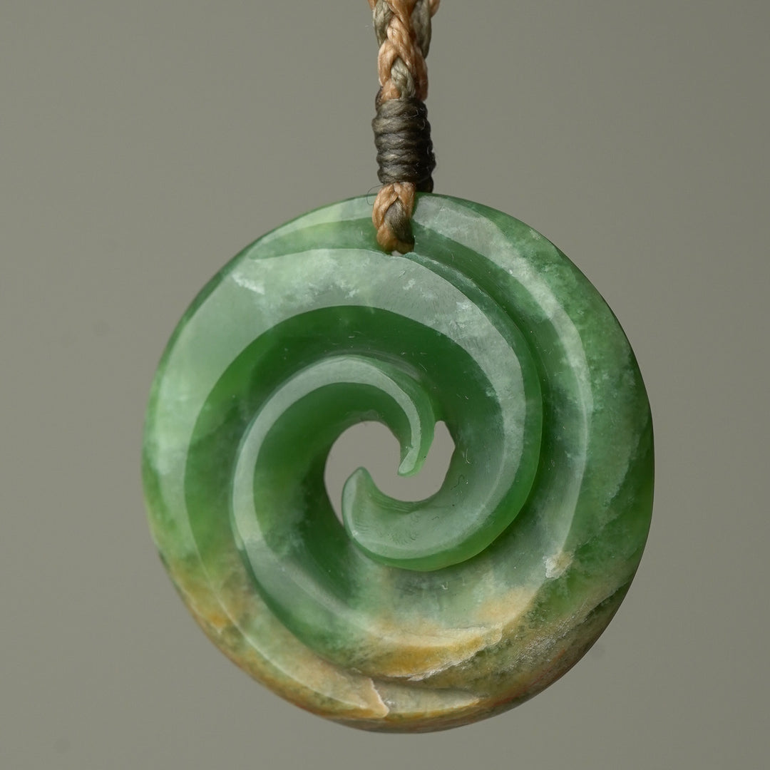 Medium Koru Flower Pounamu