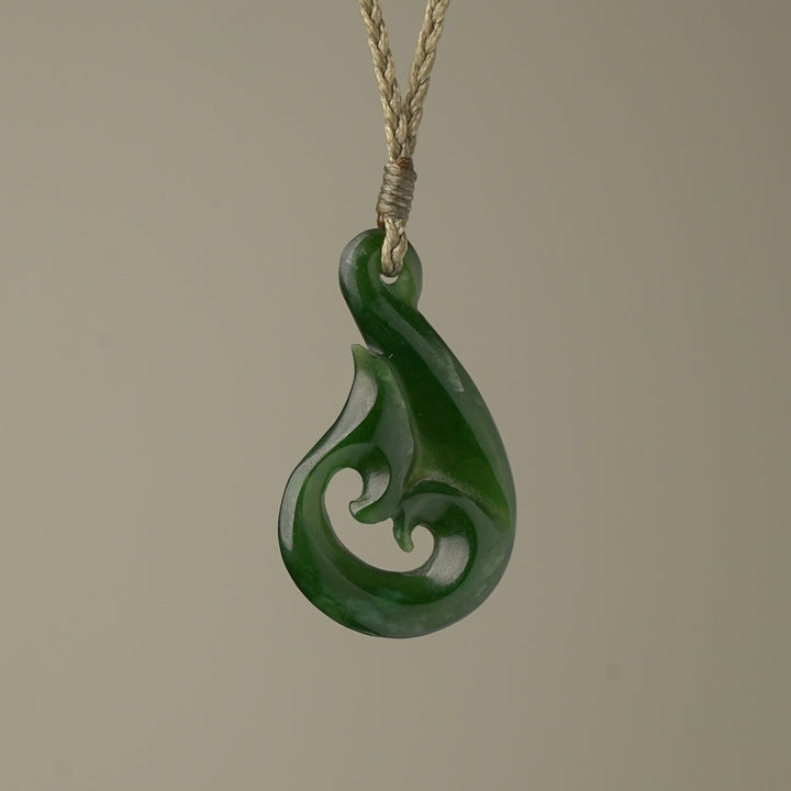 Medium Greenstone Hei Matau