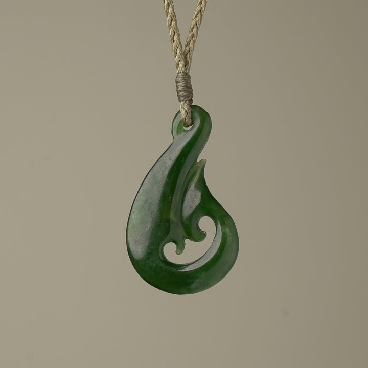 Medium Greenstone Hei Matau