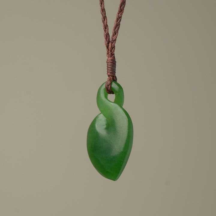 Medium Greenstone Pikorua Pendant