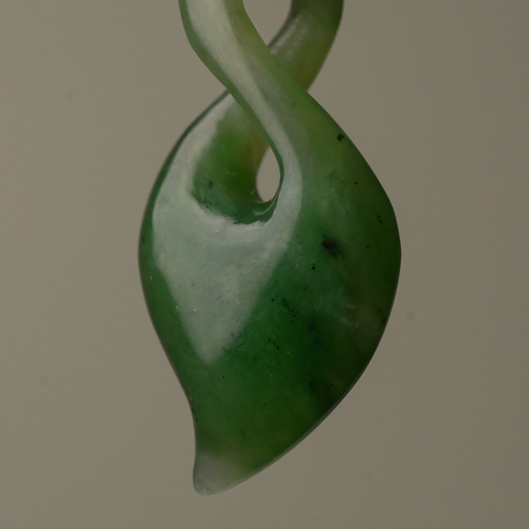 Small Greenstone Pikorua Pendant