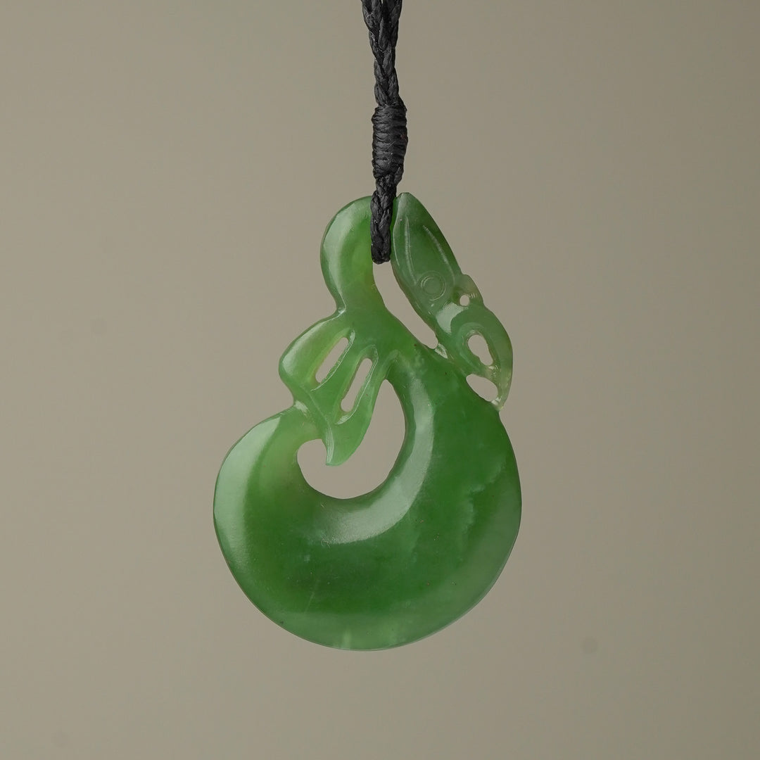 Large Manaia Greenstone Pendant