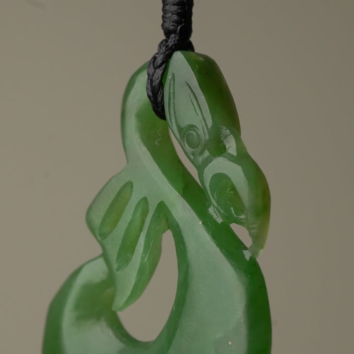 Large Manaia Greenstone Pendant