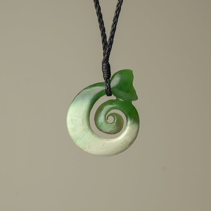 Medium Koru Whale's Tail Pendant