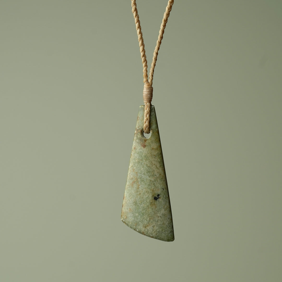 Small Raukaraka Pounamu Toki Pendant