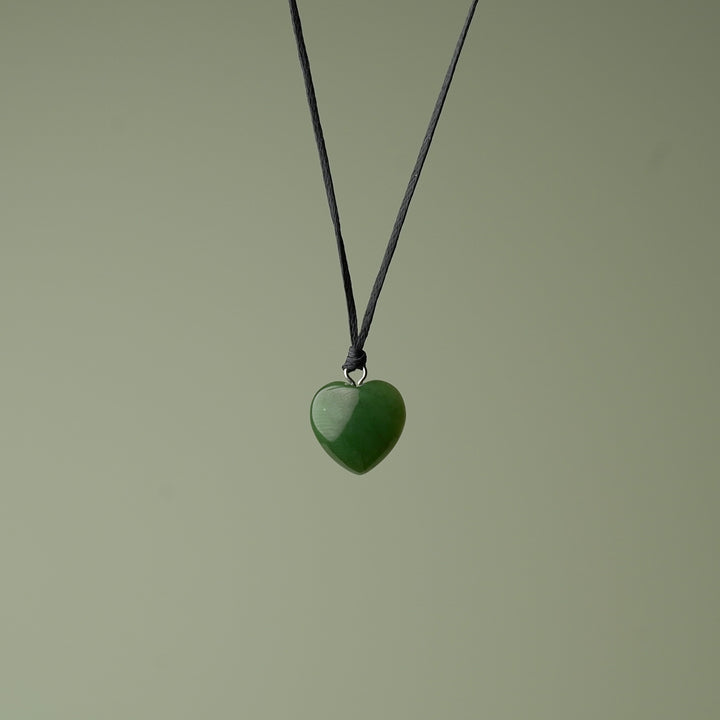 Extra Small Greenstone Heart