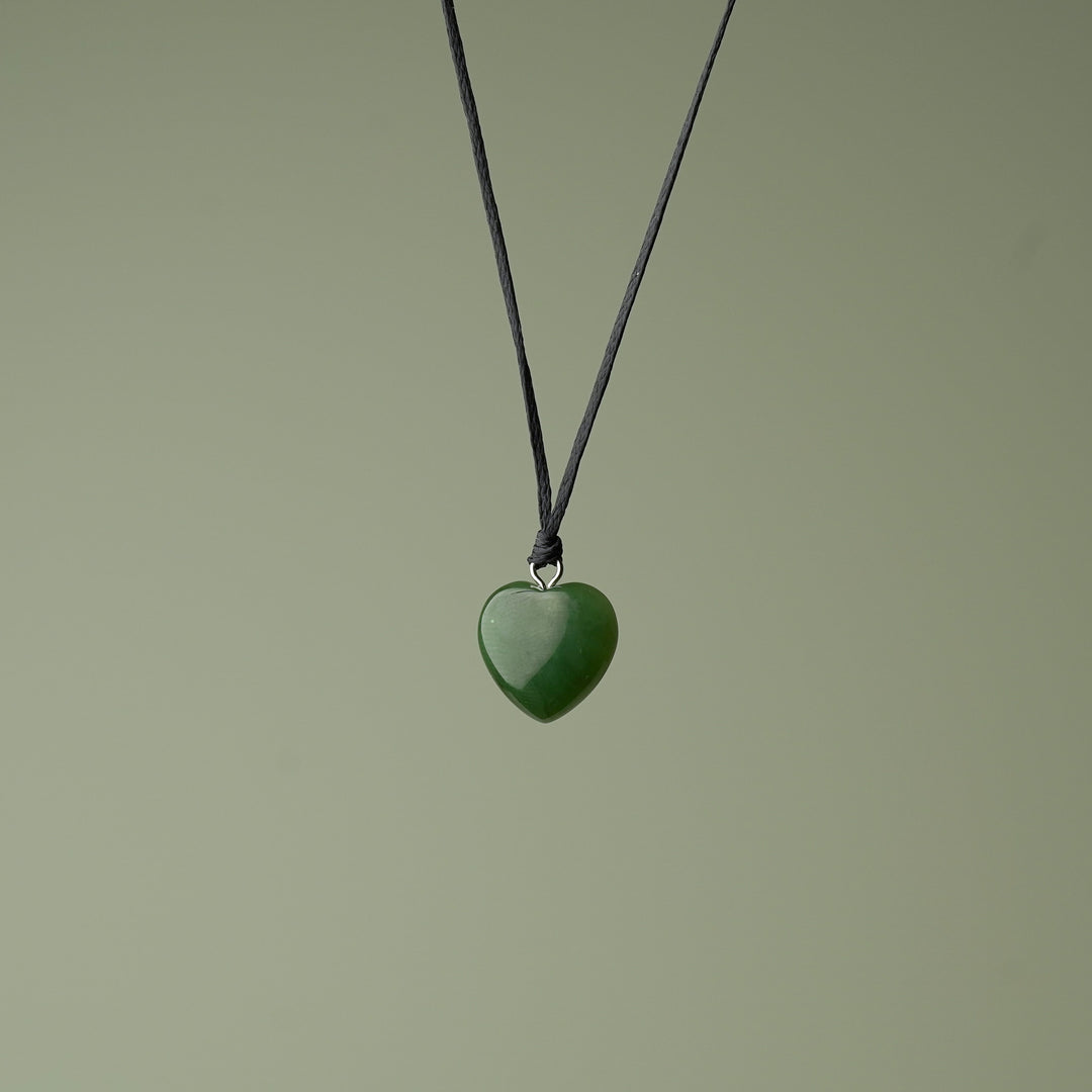 Extra Small Greenstone Heart