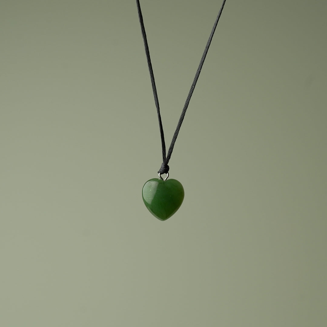 Extra Small Greenstone Heart