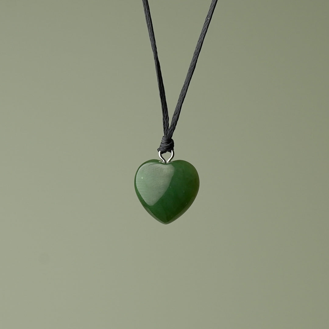 Extra Small Greenstone Heart