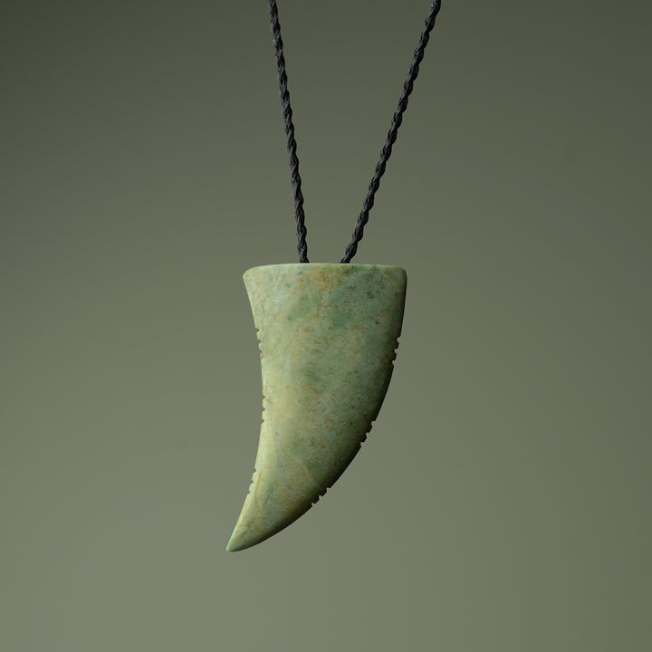 XL Pounamu Niho Tooth Pendant