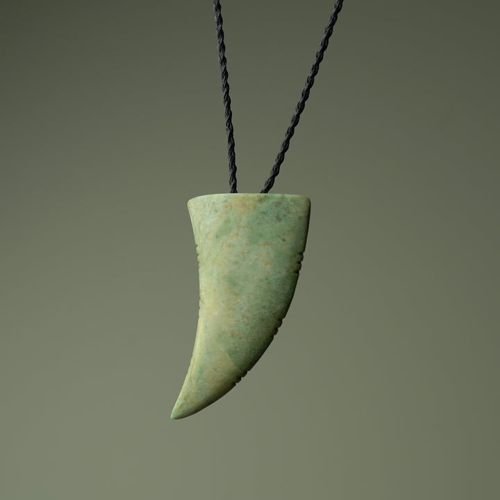 XL Pounamu Niho Tooth Pendant