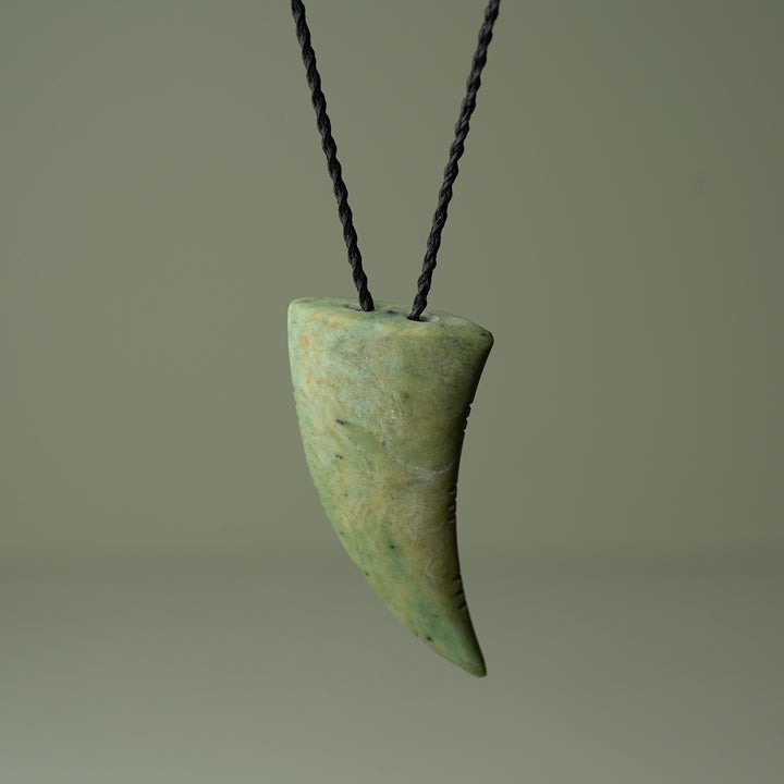 XL Pounamu Niho Tooth Pendant