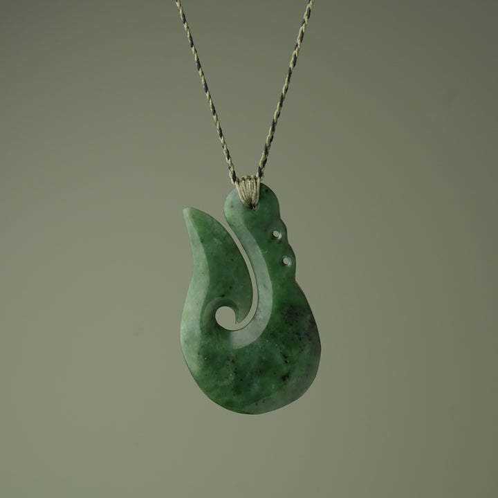 Extra Large Hei Matau Pendant