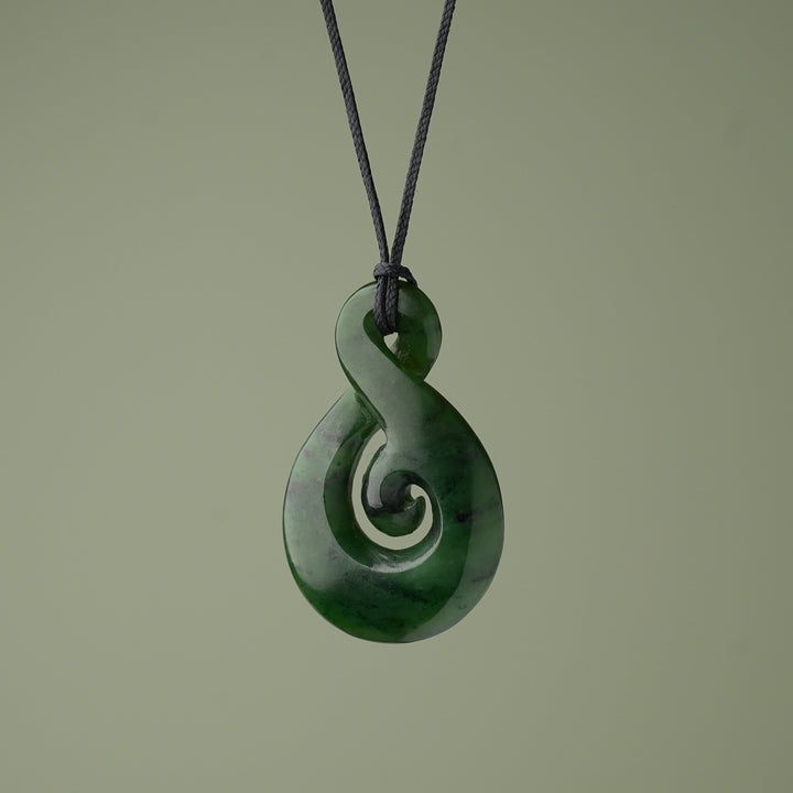 Large Pikorua with Koru Pendant