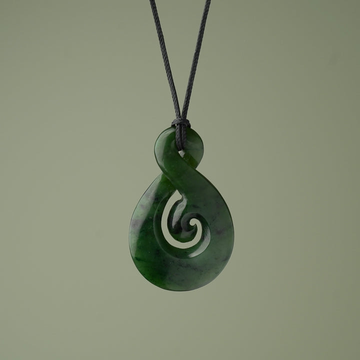 Large Pikorua with Koru Pendant