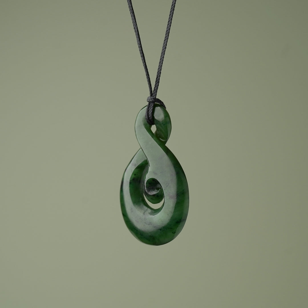 Large Pikorua with Koru Pendant