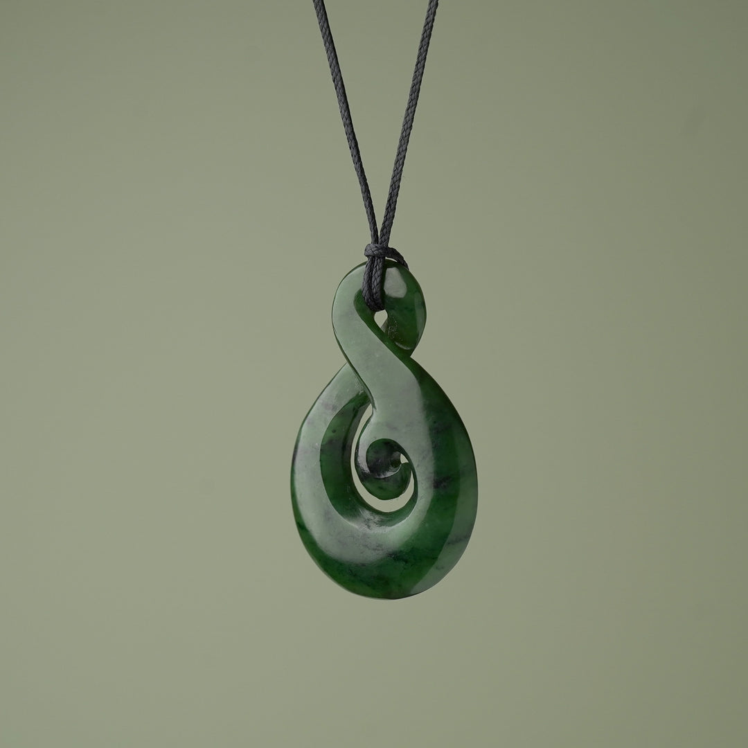 Large Pikorua with Koru Pendant