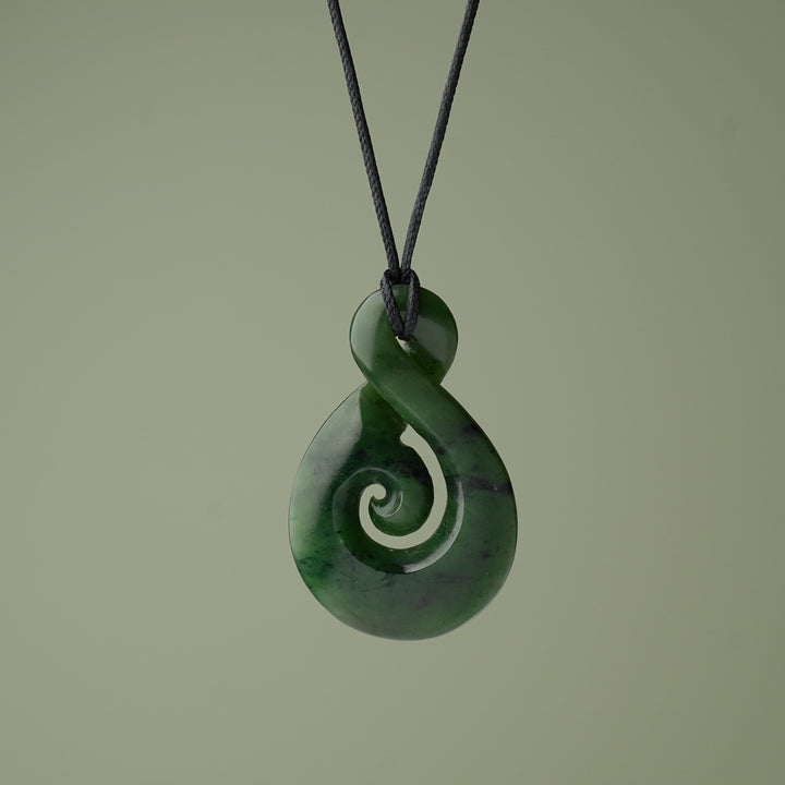 Large Pikorua with Koru Pendant