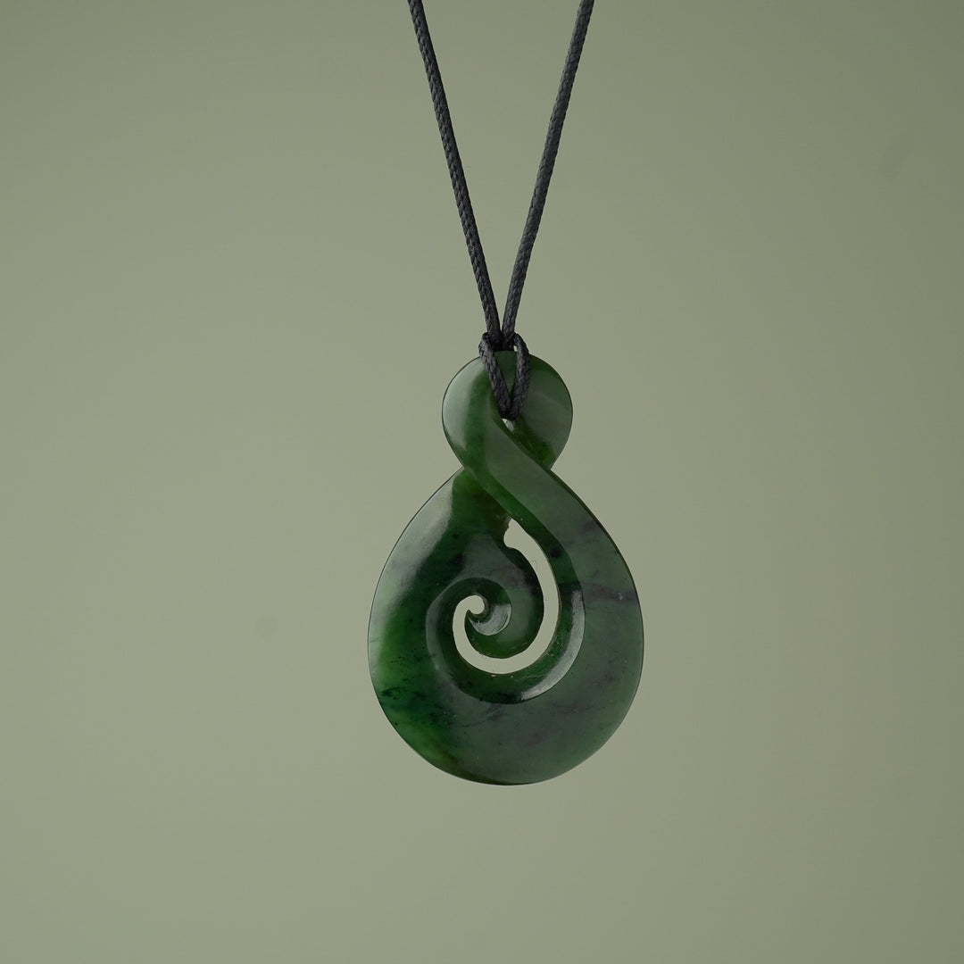 Large Pikorua with Koru Pendant