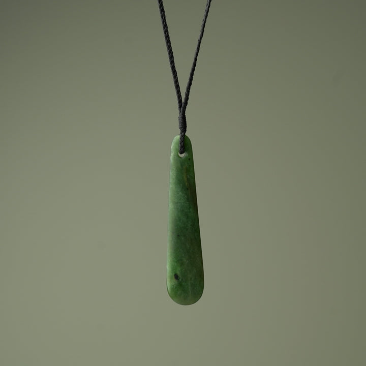 Large Roimata Pounamu Pendant