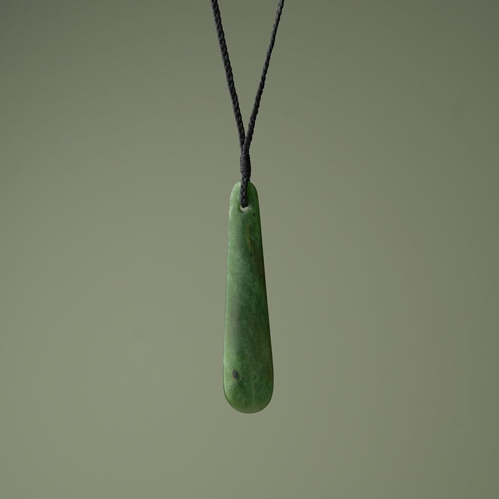 Large Roimata Pounamu Pendant