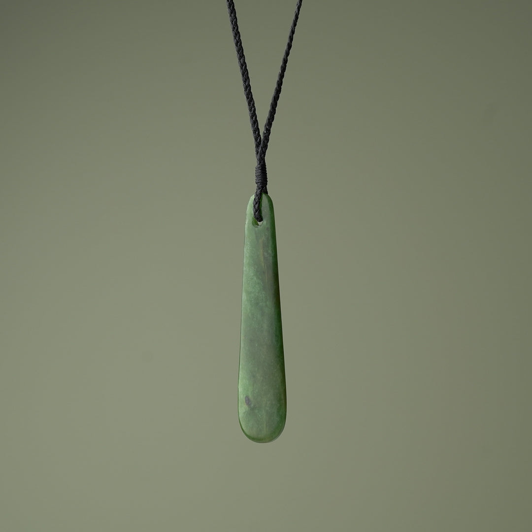 Large Roimata Pounamu Pendant