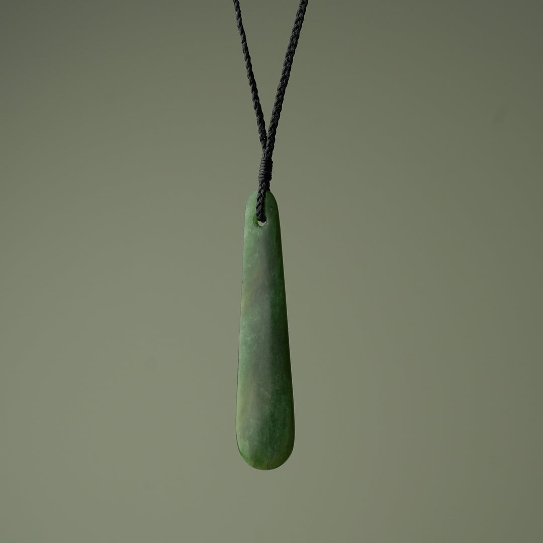 Large Roimata Pounamu Pendant