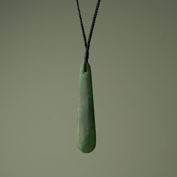 Large Roimata Pounamu Pendant