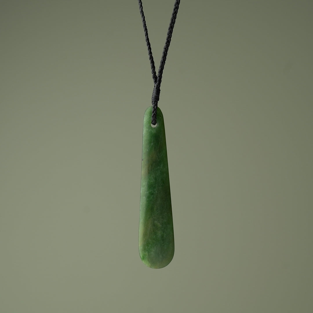 Large Roimata Pounamu Pendant